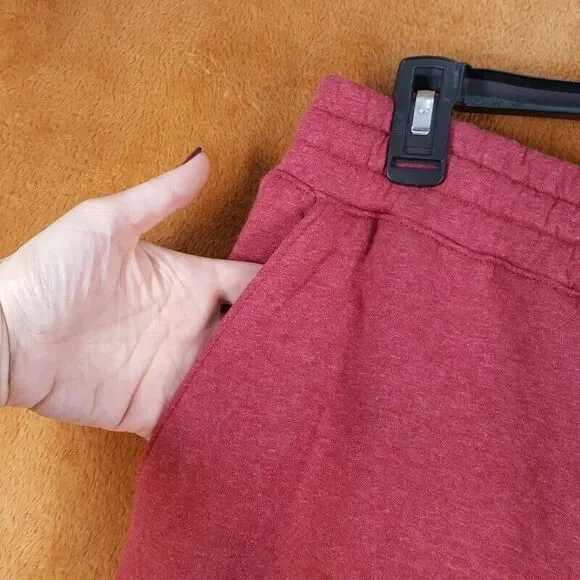 LUNYA Mens Jogger 2XL Maroon Pull On RESTORE DOUBLE FACED Pant Sweatpant LAHGO